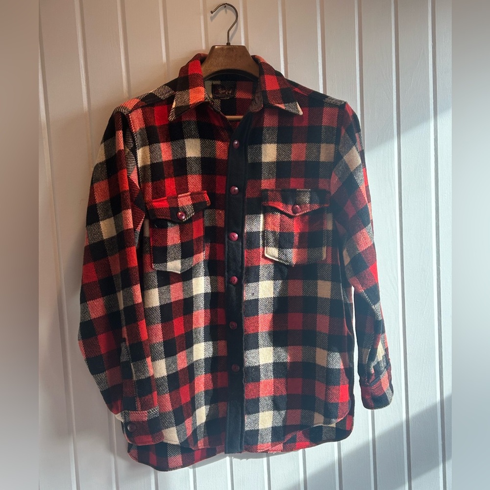 Wool work shirt